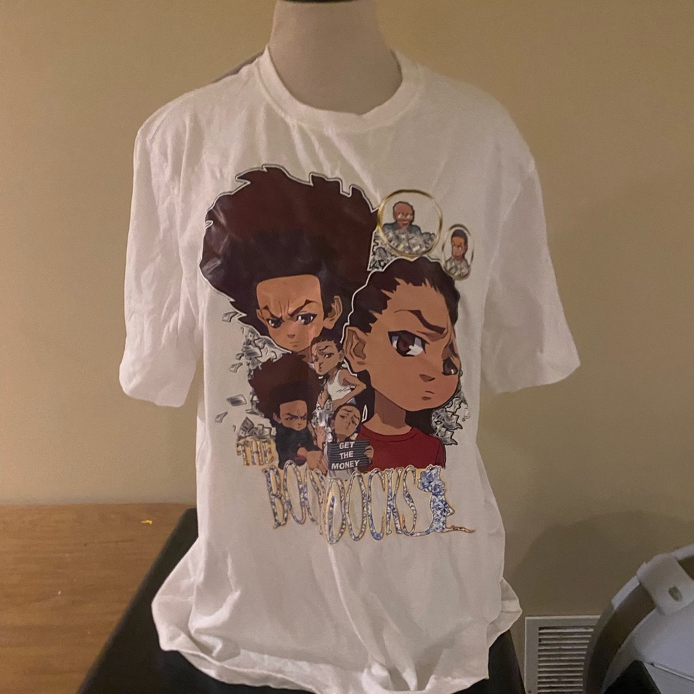 NWT RUE21 White cotton Boondocks graphic tee